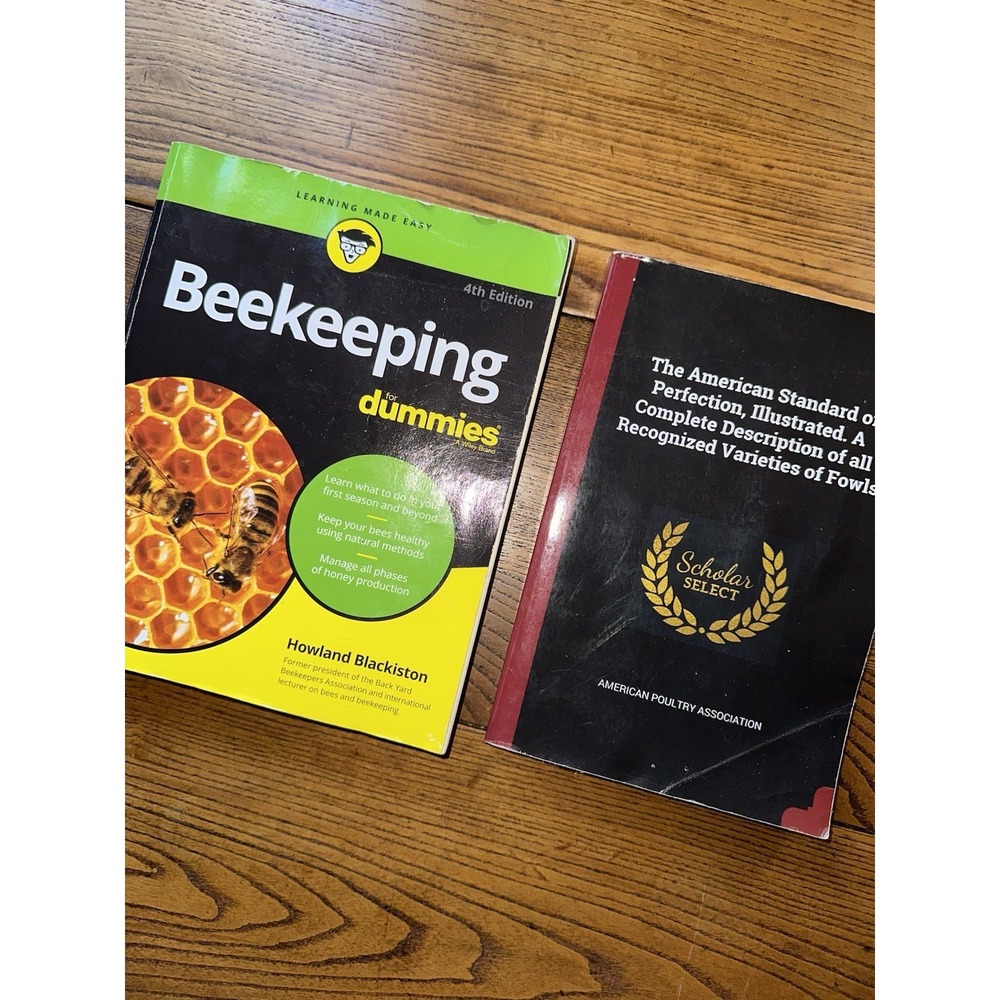 Agricultural Two Book Bundle Beekeeping For Dummies & American Poultry